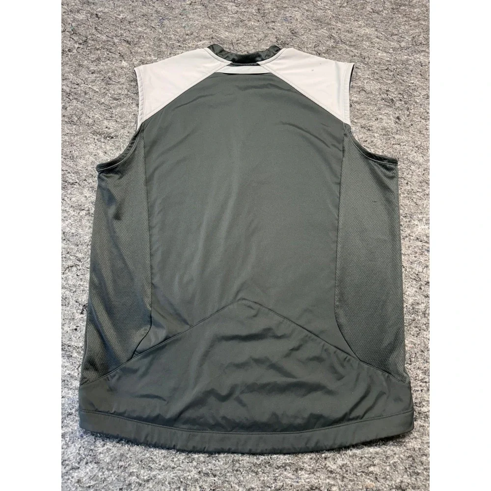 Nike UNC Tar Heels Therma-FIT Sleeveless 1/4 Zip Vest Mens L Grey 519560-060